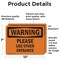 Signmission Please Use Other Entrance OSHA Warning Sign, Vinyl Decal, 10in W x 7in L, 2PK OS-2PACK-WS-D-710-L-12329 - alternate 2